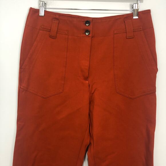Anthropologie X Maeve Wide-Leg Pants Red Size US 12 - Picture 3 of 13